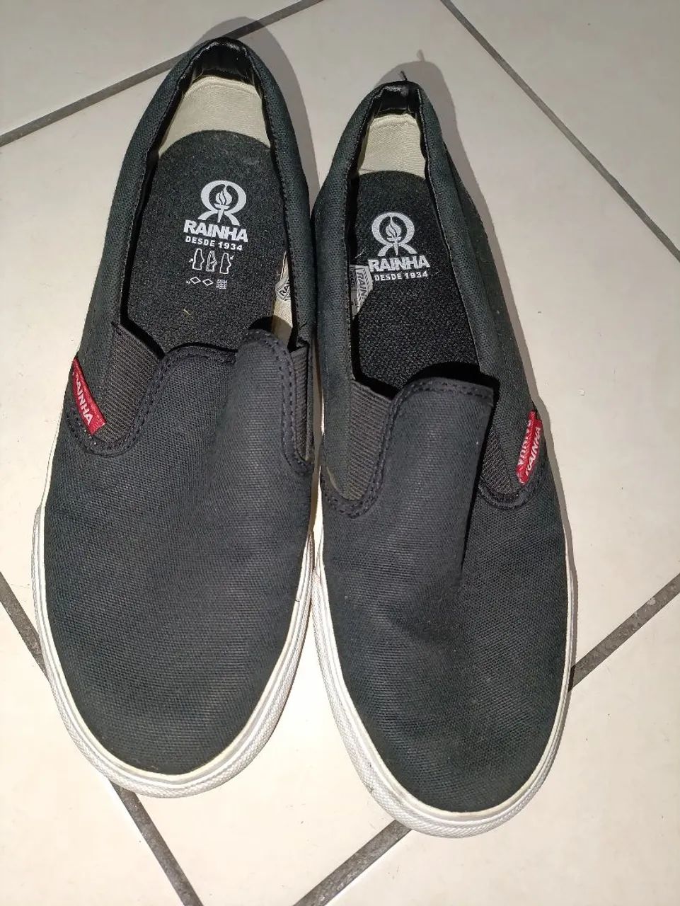 Tênis Rainha Slip On Preto - Foto 2