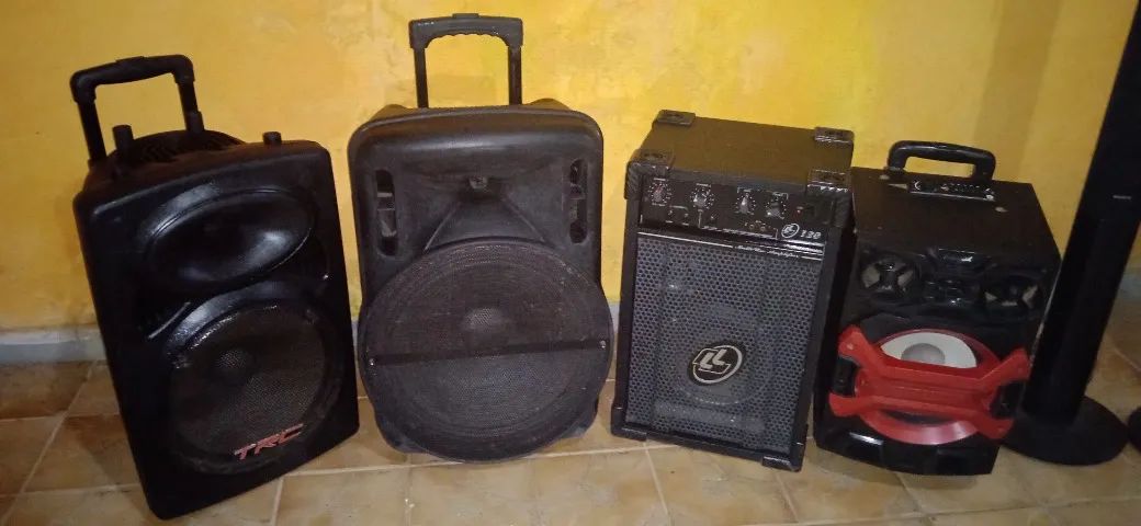 Caixas amplificada com bluetooth variadas