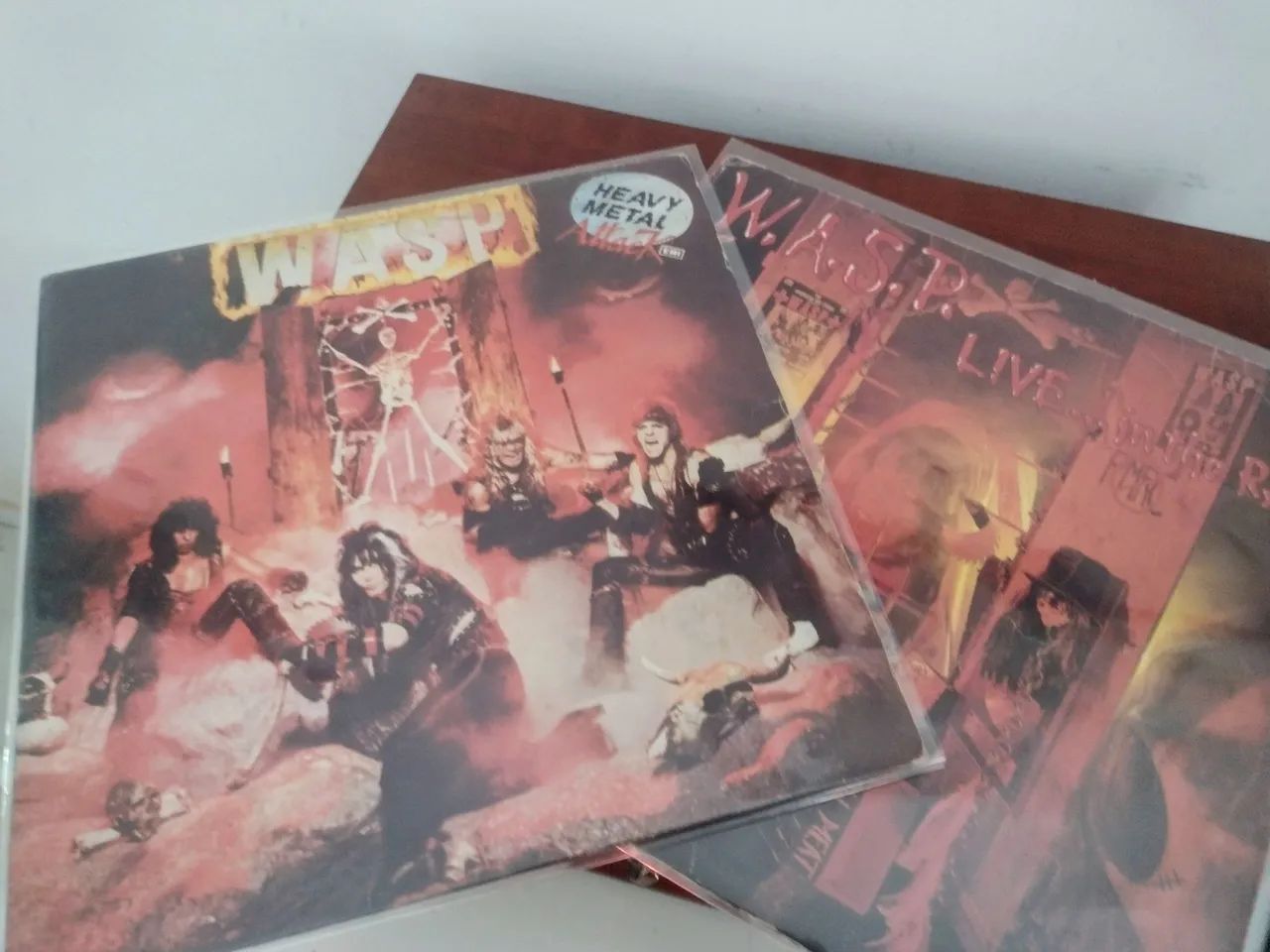 02 Lp's WASP - Heavy metal attack & Live ..