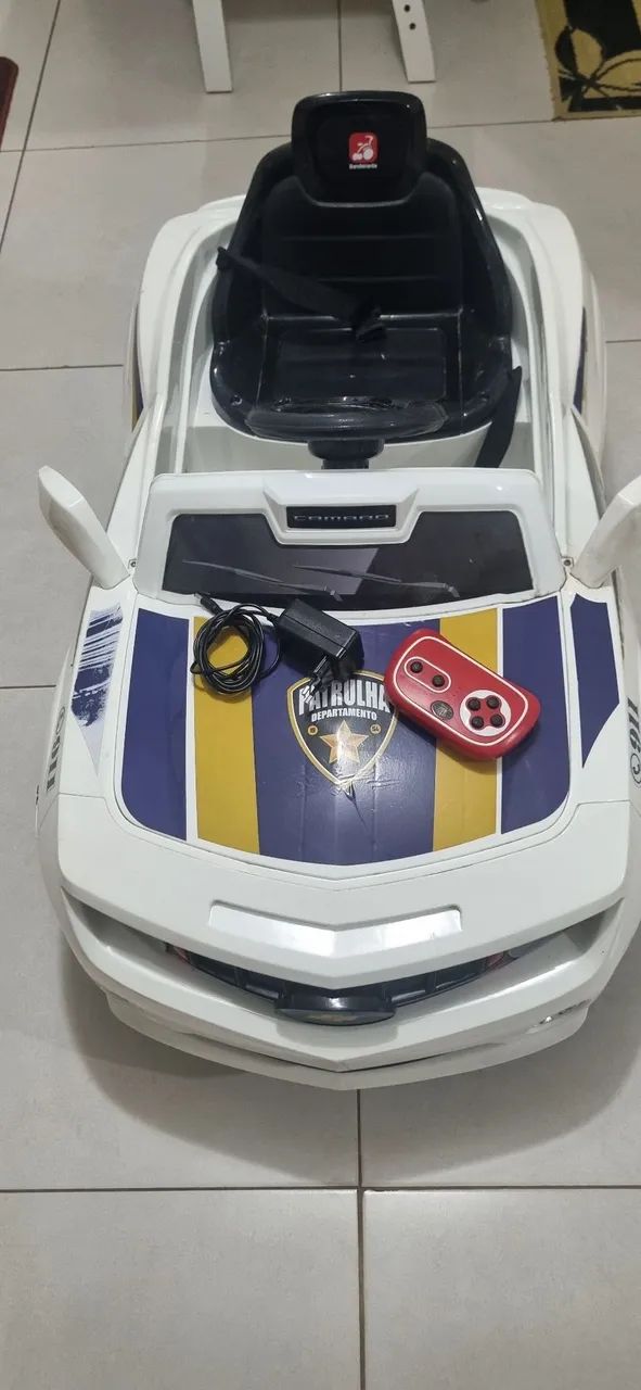 Carro Elétrico Infantil Camaro Patrulha