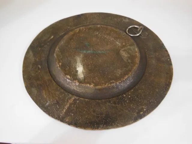 Prato Antigo Parede Bronze Maciço 8kg e Diâm 41,5cm - Foto 5