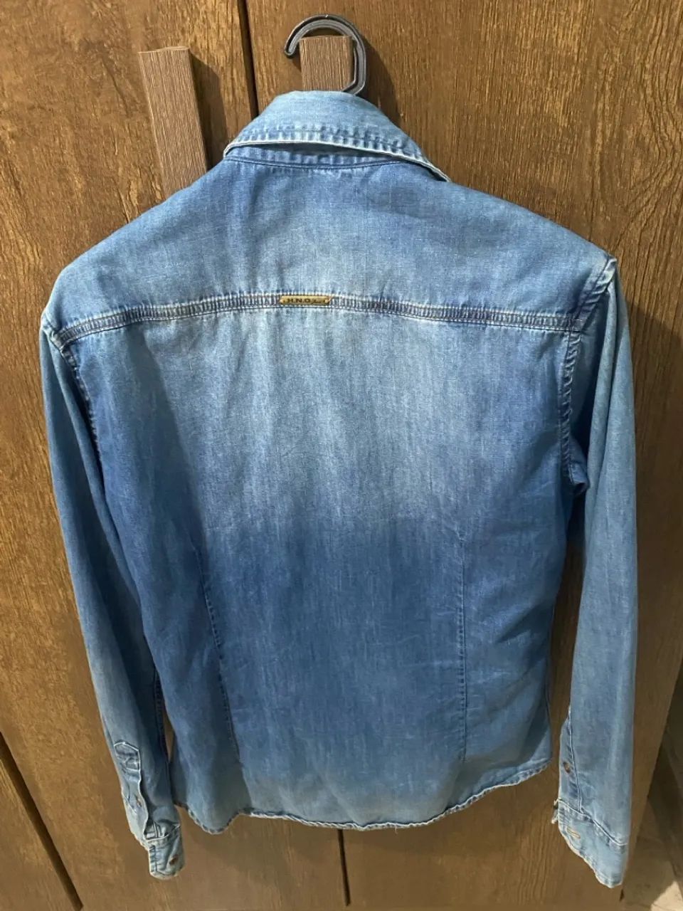 Camisa Jeans Masculina - Foto 5