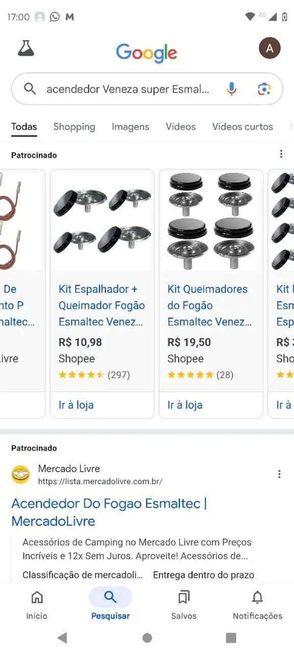 Fogão 4 Bocas Esmaltec - Foto 4