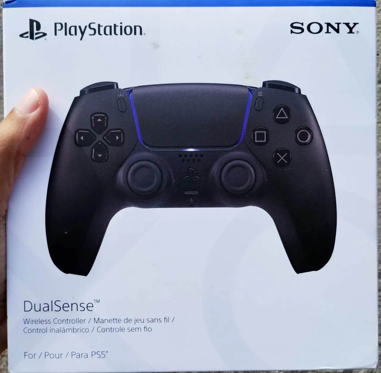 controle ps5 original lacrado preto dualsense