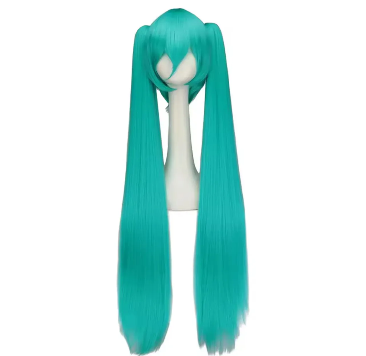 Peruca Hatsune Miku Cosplay - Cabelo Azul Turquesa
