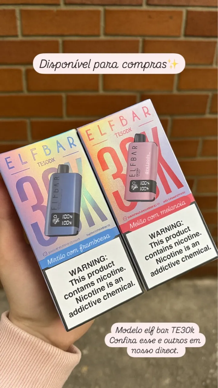 Elf Bar TE30K - Disponível para compra!