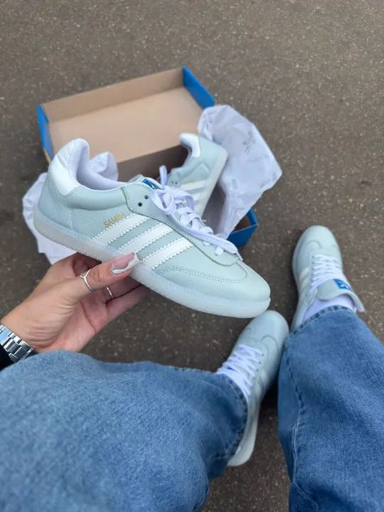 ADIDAS SAMBA COURO LEGÍTIMO