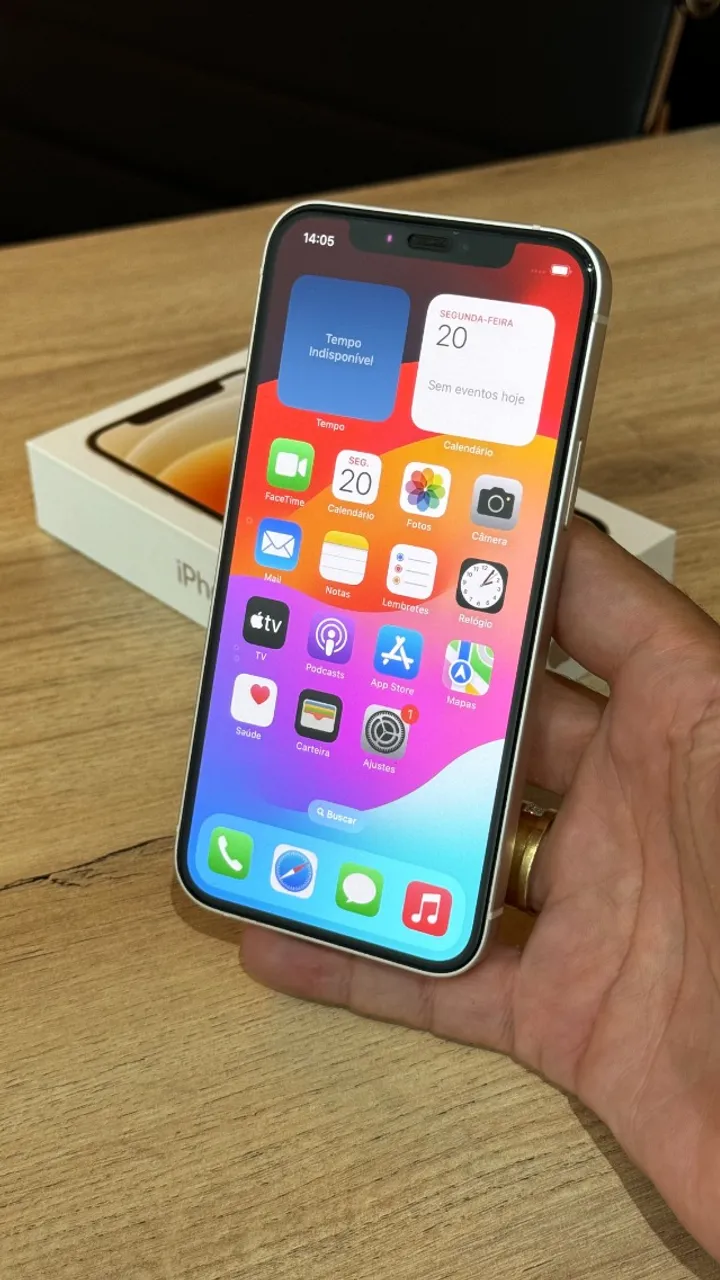 iPhone 12 256GB Branco - Com 3 meses de garantia! Até 12x no cartão! 256 GB