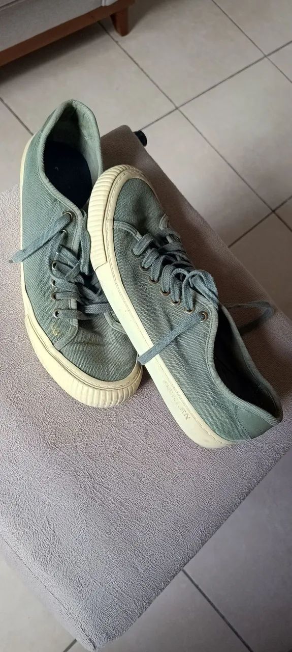 Tênis Casual Verde - Foto 2