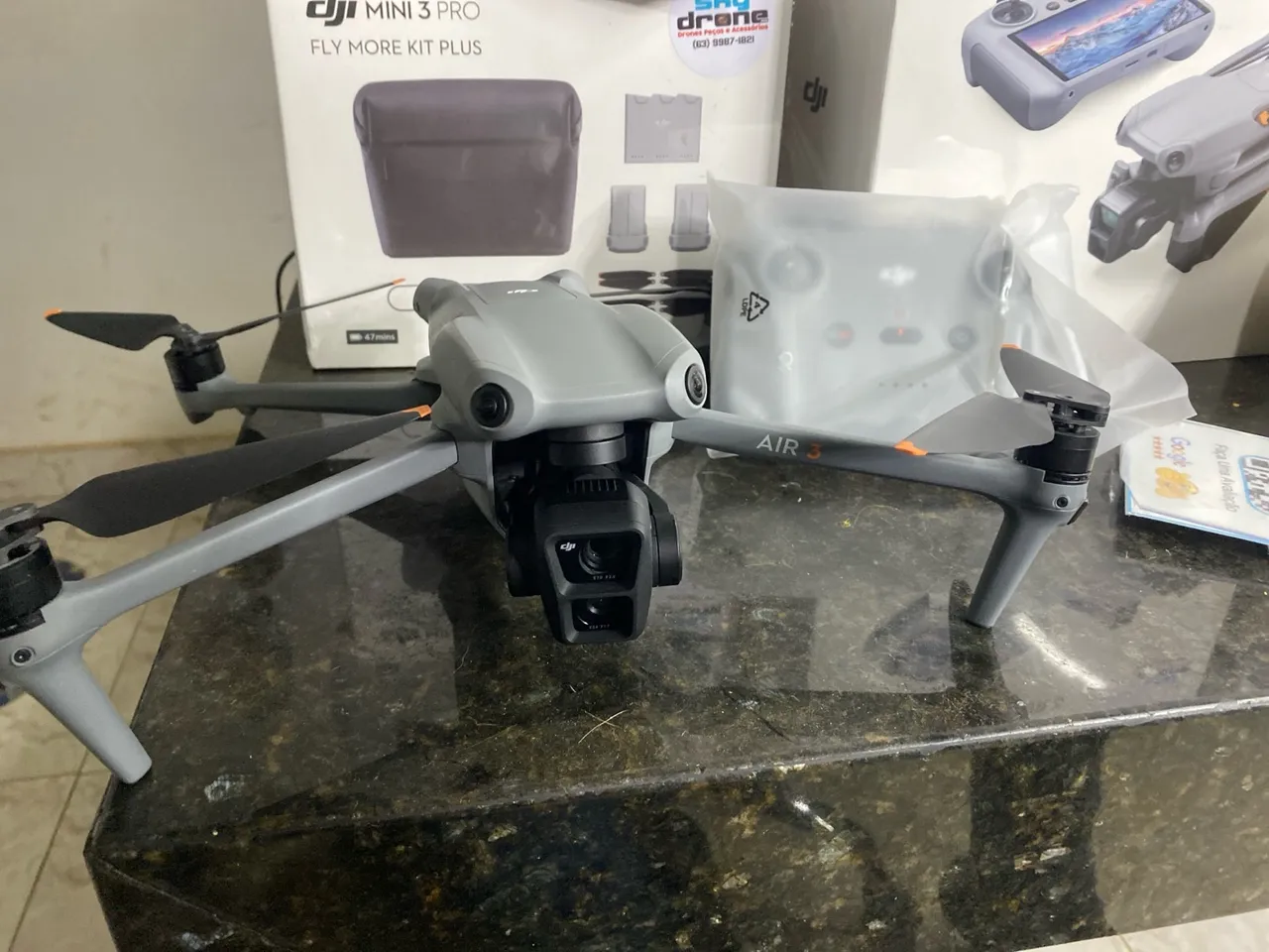 Drone DJI air 3 super novo