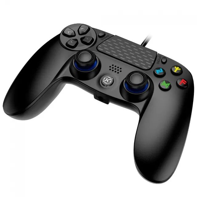 Controle Kalkan Hagel Pro USB para (PS4/PS3/PC) Double Shock, Entrada para Fone - WZetta - Foto 2