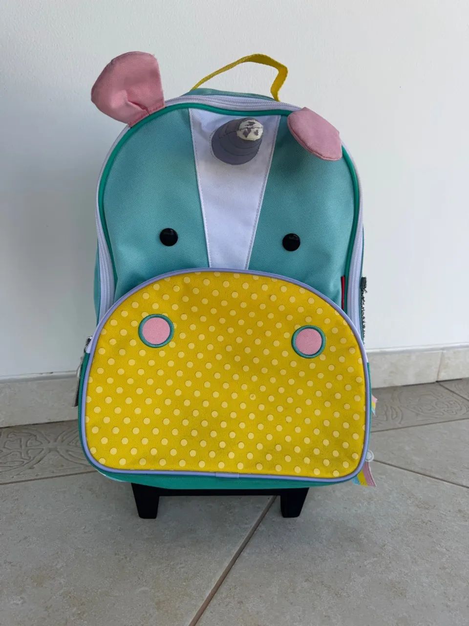 Mochila de rodinha unicórnio skiphop Calçados Para Bebês Água