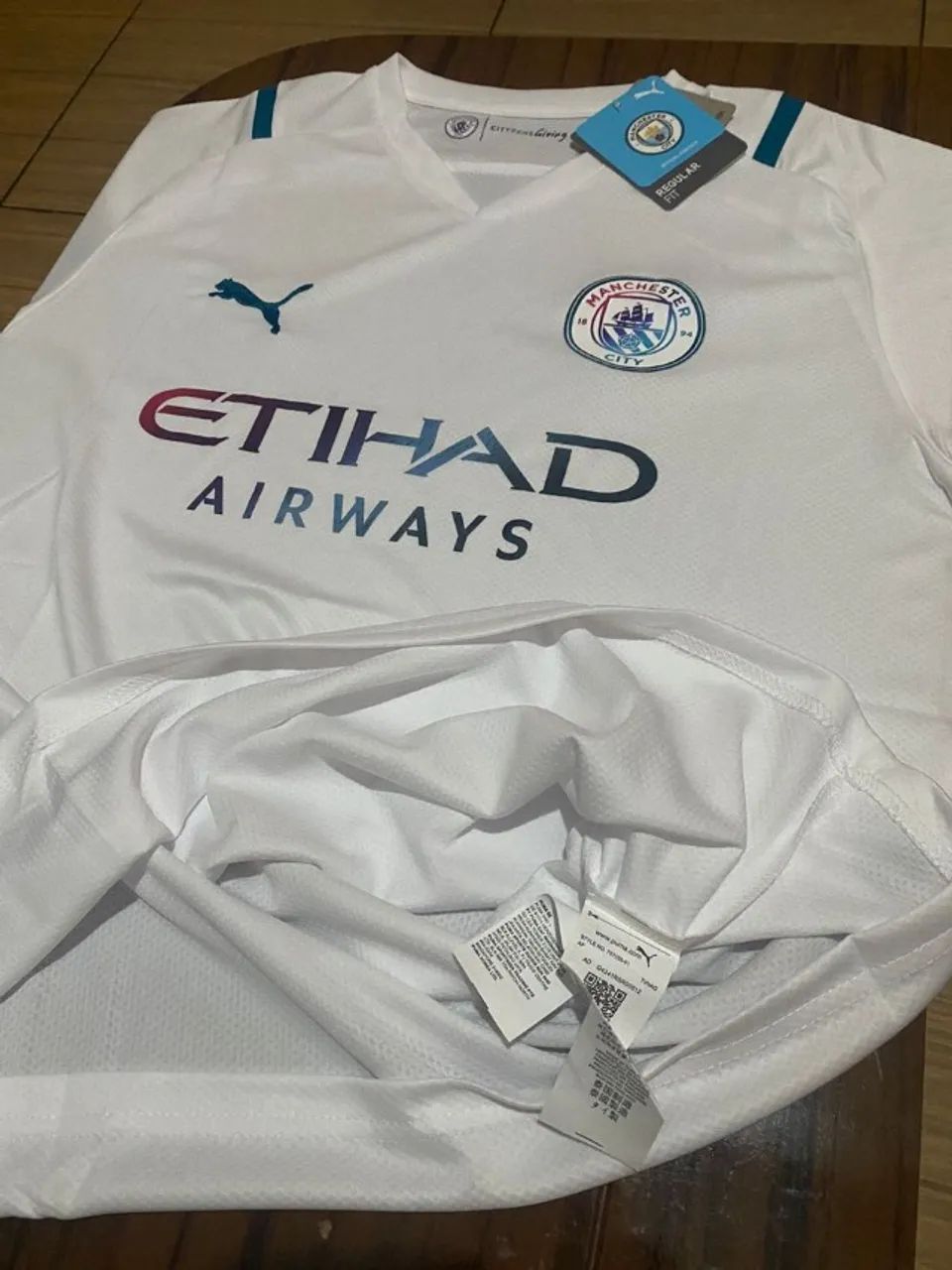 Camisa de Time - Manchester City 21/22 - White