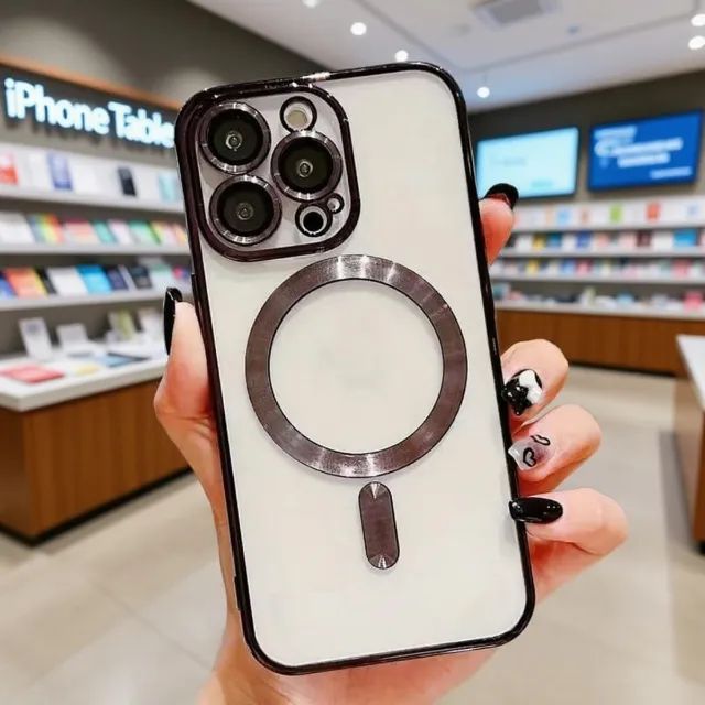 Capa Case Antichoque iPhone 16 E 17 Magsafe Galvanizado Tpu