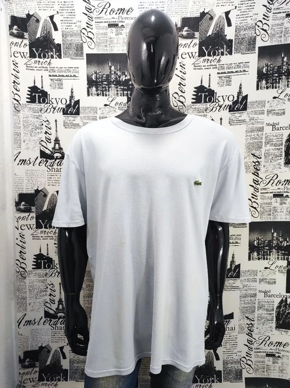 Camiseta Lacoste Regular Fit Tam 4xl Cód 4343