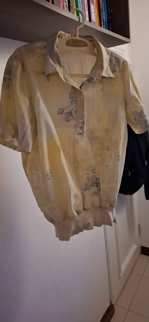 Camisa vintage amarela