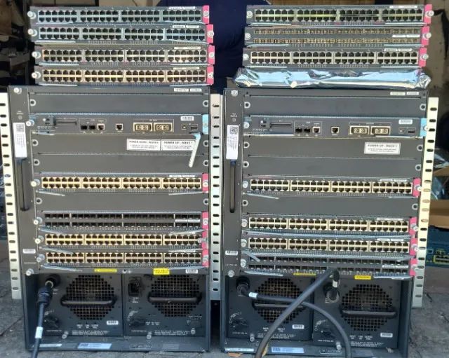 Lote Switch Chassi Cisco 20 peças Sortidas ws-c6500-e 6807-XL C6807xl 