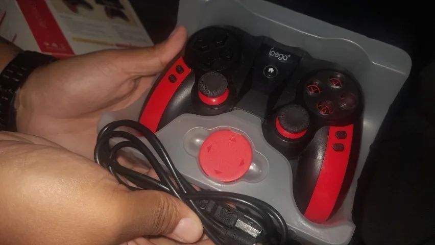 controle gamer com suporte  - Foto 4