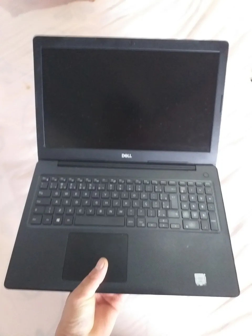 Notebook Dell com defeito