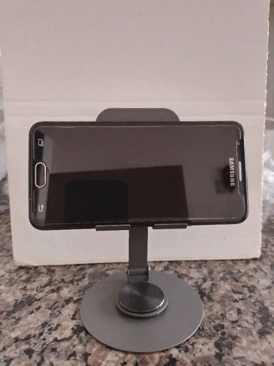 SUPORTE PARA CELULAR / TABLET, EM METAL (NOVO) - Foto 2