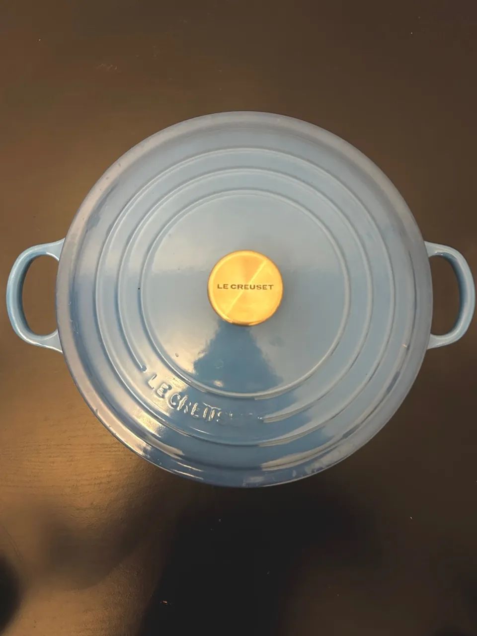 Panela Le Creuset Original - 26cm | 5,3L | Azul Marseille - Foto 5
