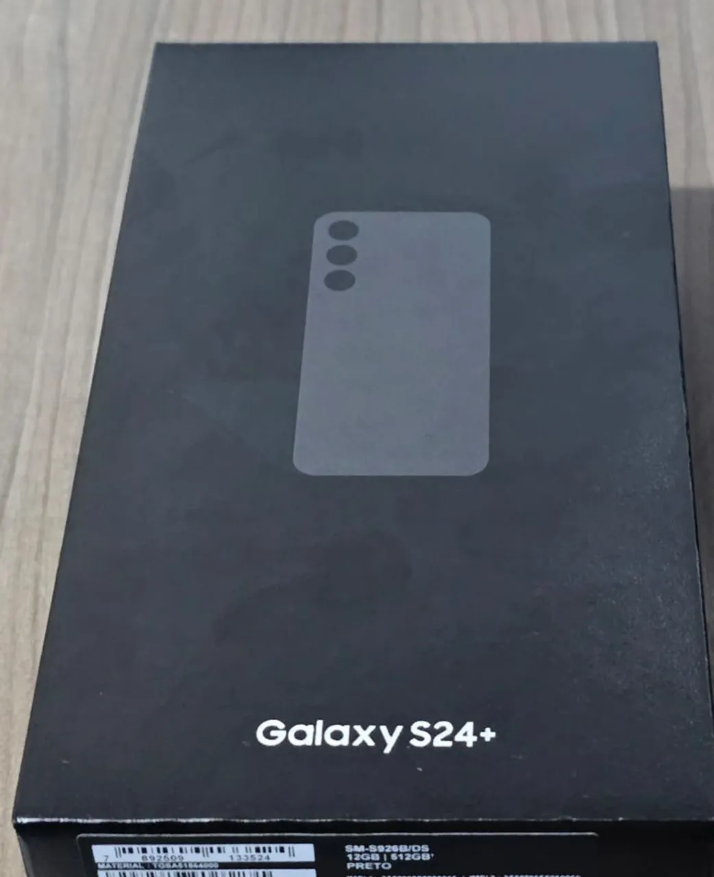 Samsung S24+ Preto 512GB LACRADO.