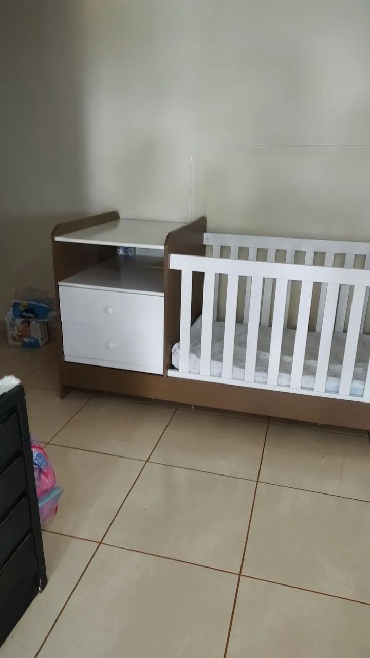 Berço   com colchão 