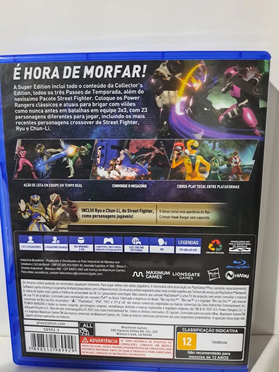 Power Rangers Battle For The Grid PS4 - Jogos de Vídeo Game - Taquara ...