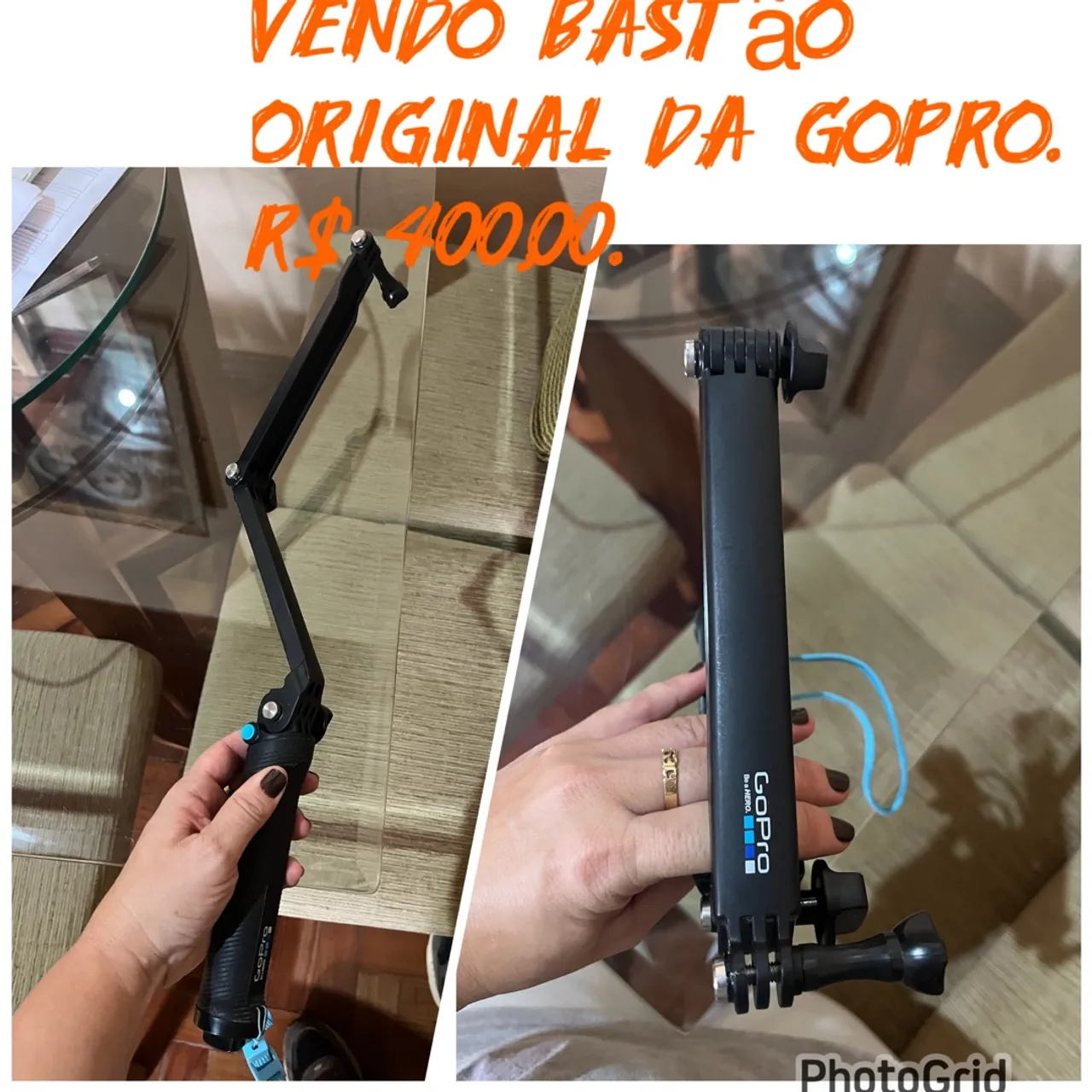 Bastão para gopro completo e original
