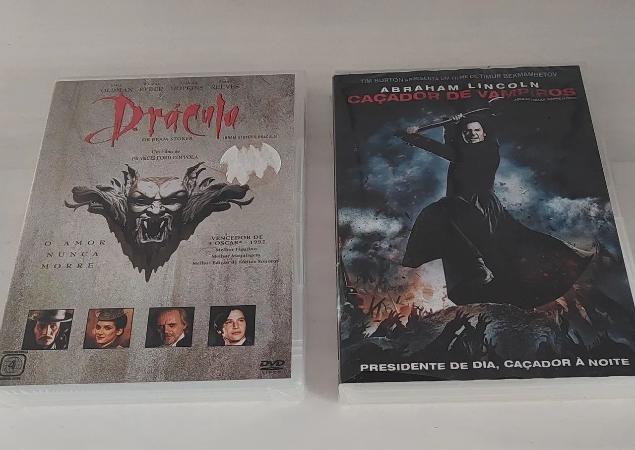 DVDs: Drácula de Bram Stoker e Abraham Lincoln, Caçador de Vampiros - Foto 3