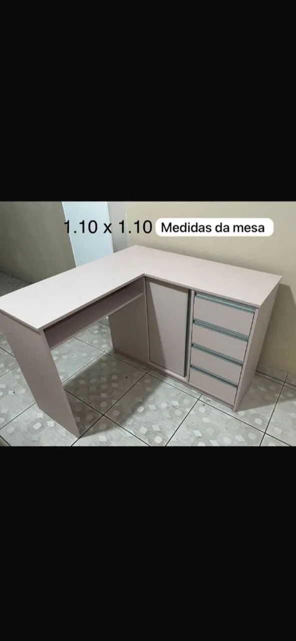 Escrivaninha em L 1.10x1.10