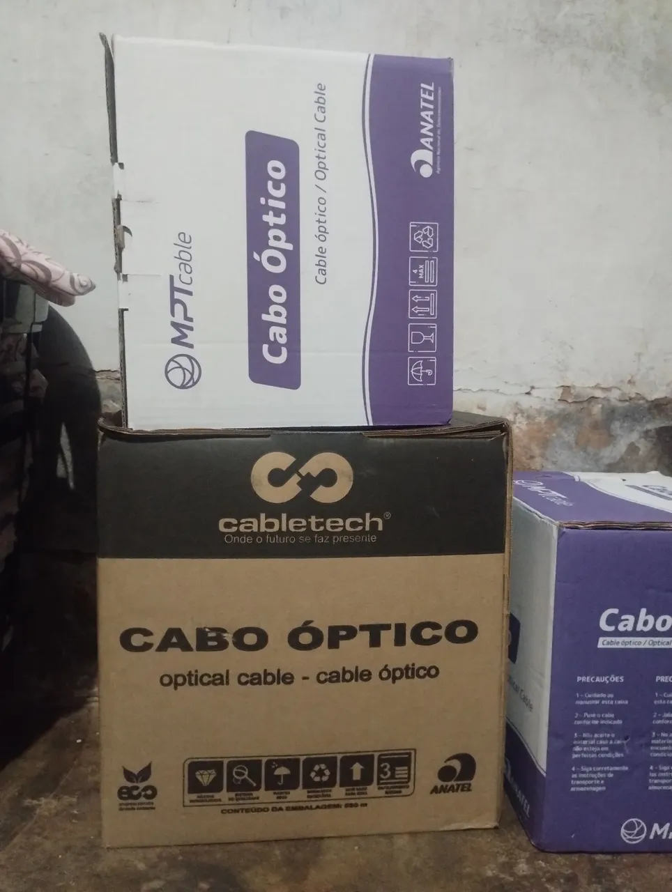 Cabo Óptico 500m - Novo