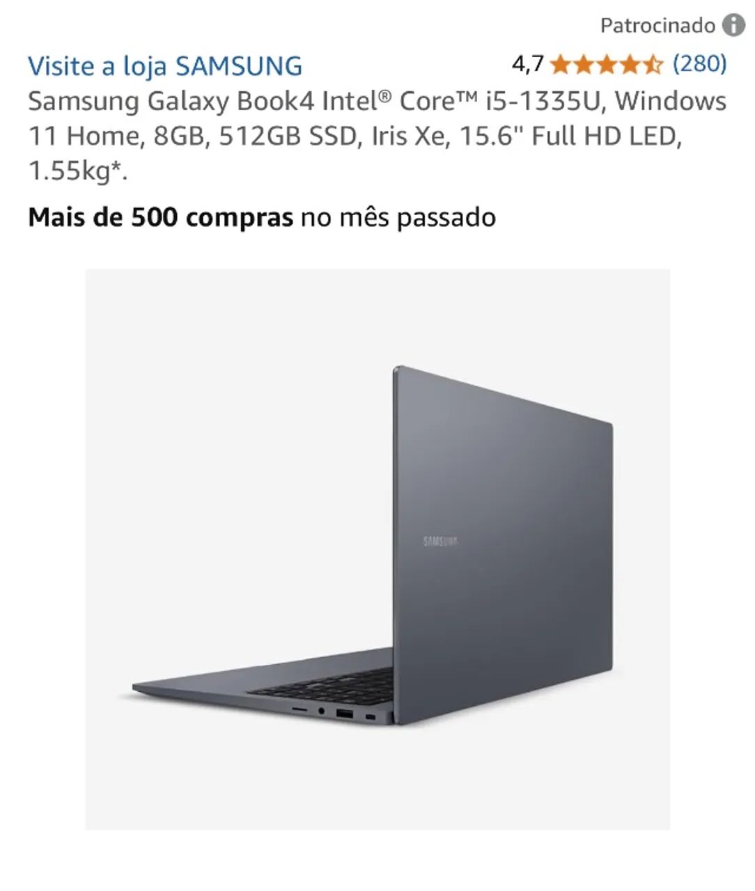 Notebook galaxy book 4 novo - Foto 2