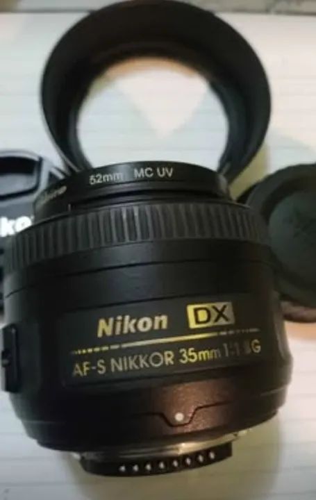 Lente objetiva 35 mm AF-S DX NiKon,
