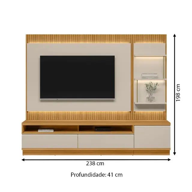 Conjunto Home com LED para TVs de até 70 - Foto 3