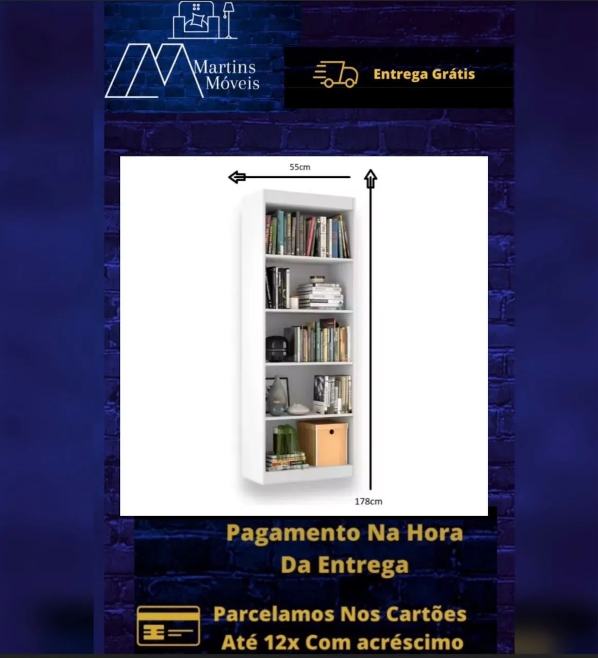GRANDE PROMOÇÃO ESTANTE LIVREIRO ENTREGA GRÁTIS   - Foto 2