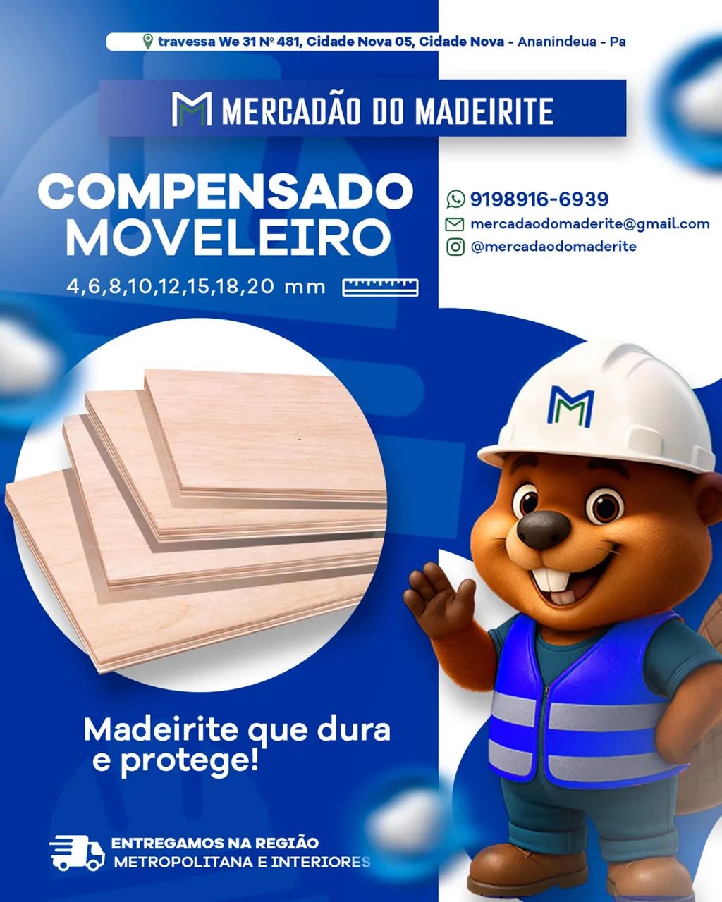 Mercadão do madeirite e Conpensados  - Foto 4