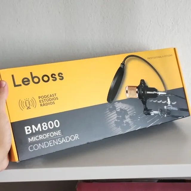MICROFONE SEM FIO CONDENSADOR - ENTREGA GRATIS