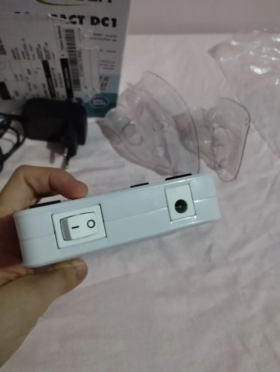 Inalador Nebulizador Compressor Infantil Adulto Bivolt - Foto 5