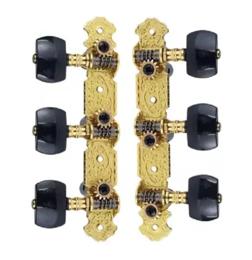 Tarraxa Violao 3+3 Deval/phantom Pino Grosso Dourado 2812