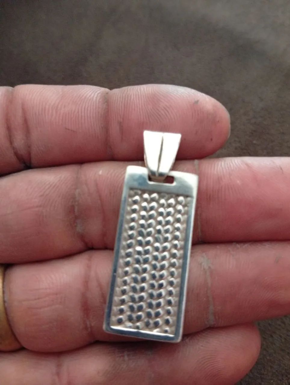 Pingente de prata grande  - Foto 2
