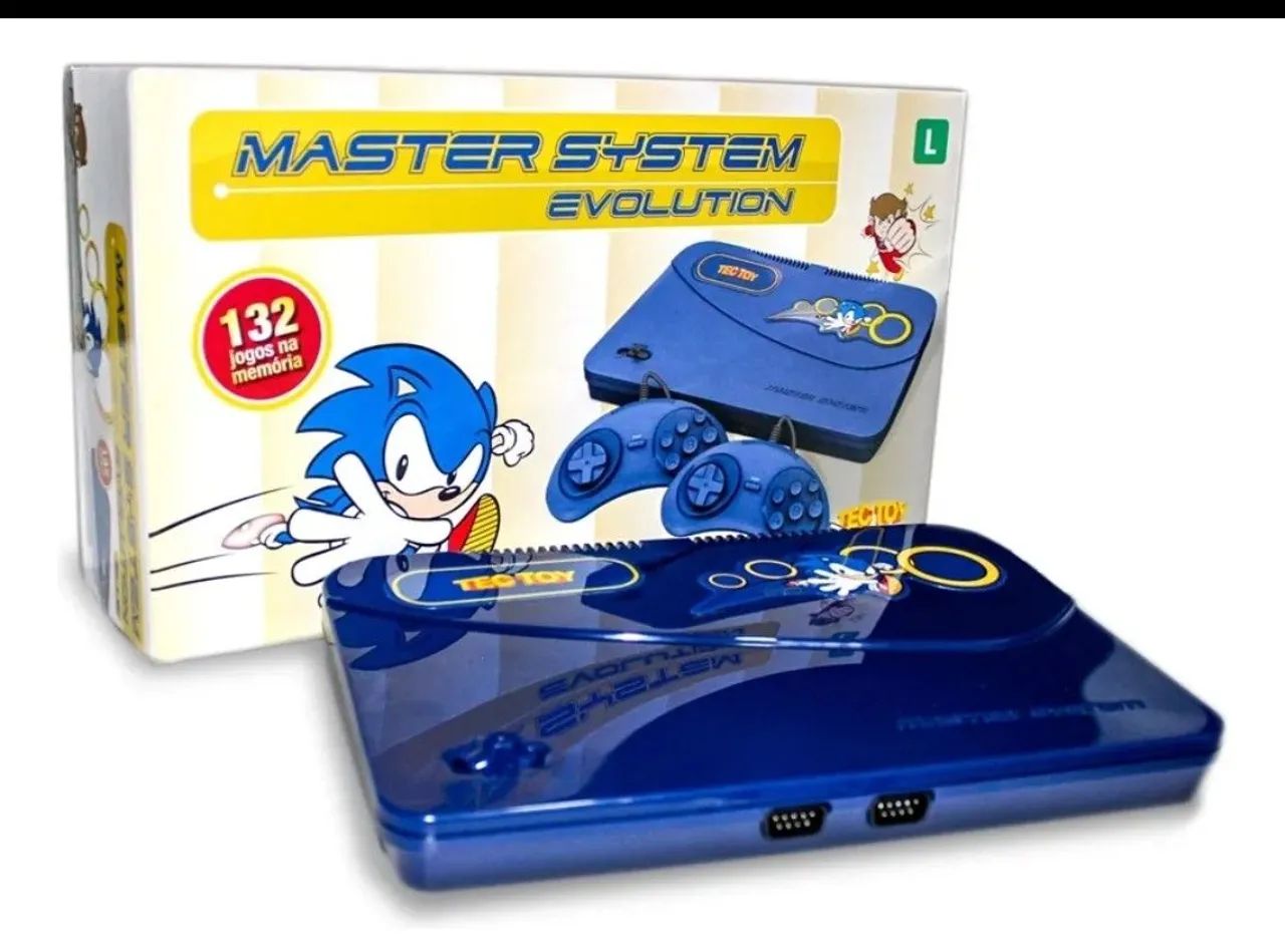 VÍDEO GAME MASTER SYSTEM SONIC- ÓTIMO ESTADO!