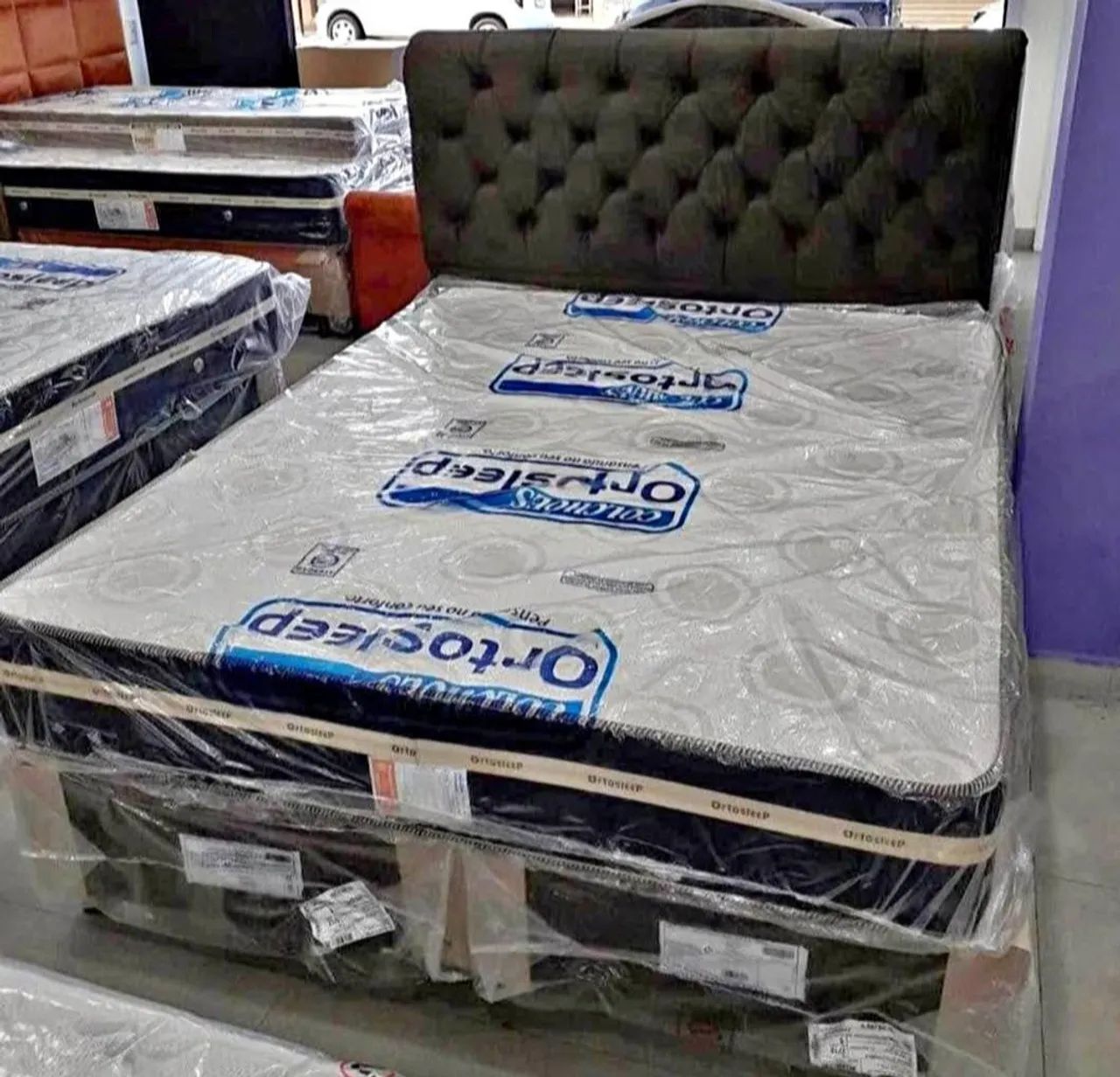 Cama Box Ortosleep com Cabeceira