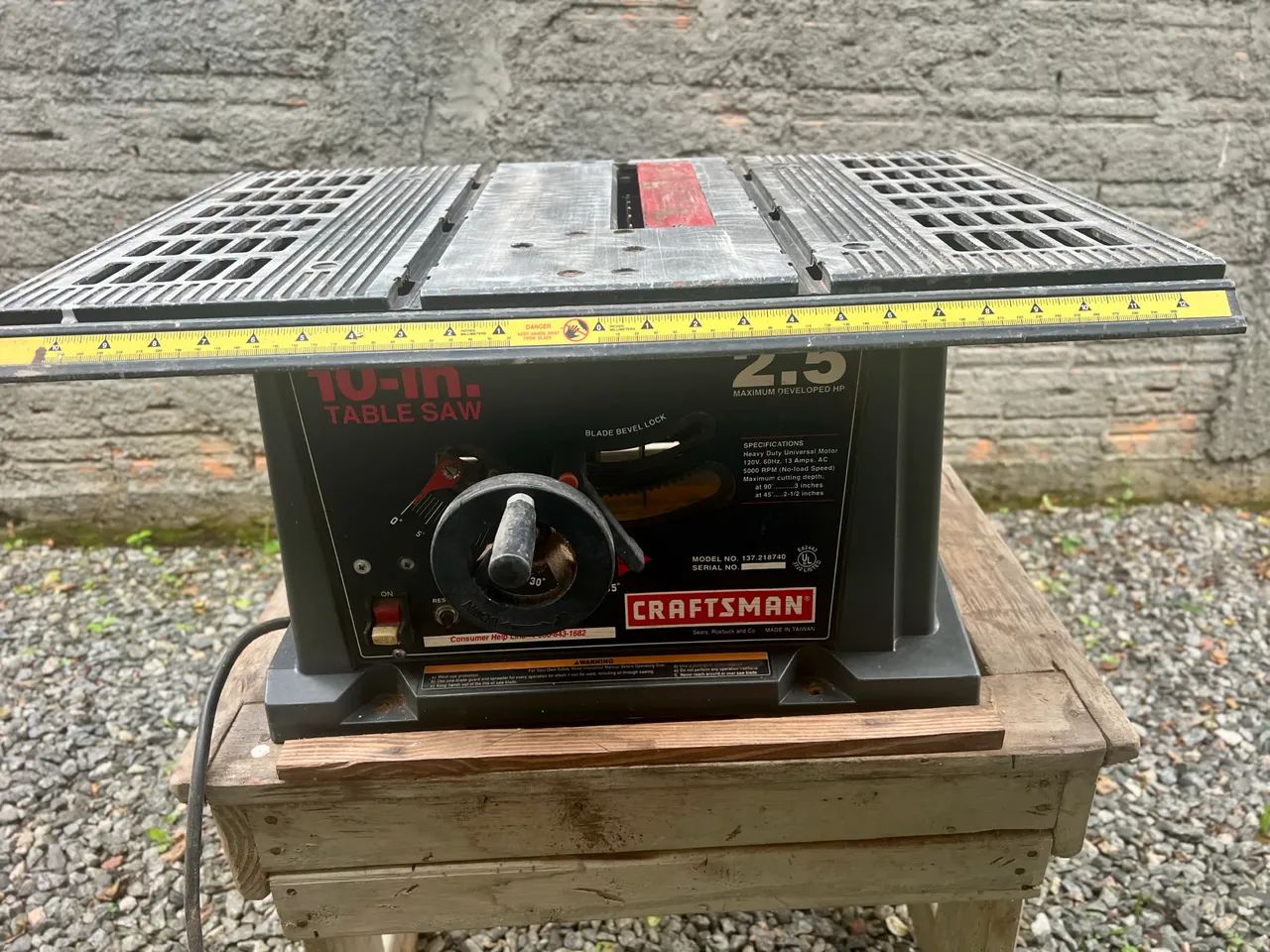 CRAFTSMAN® Bench Saw64286472370561122