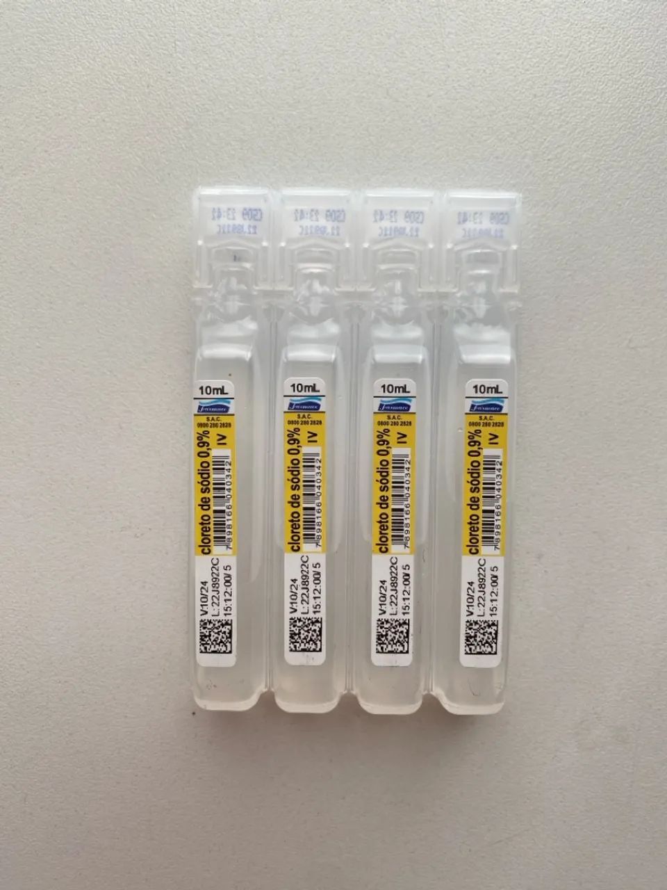 Cloreto de sódio 0,9% 10ml (soro)