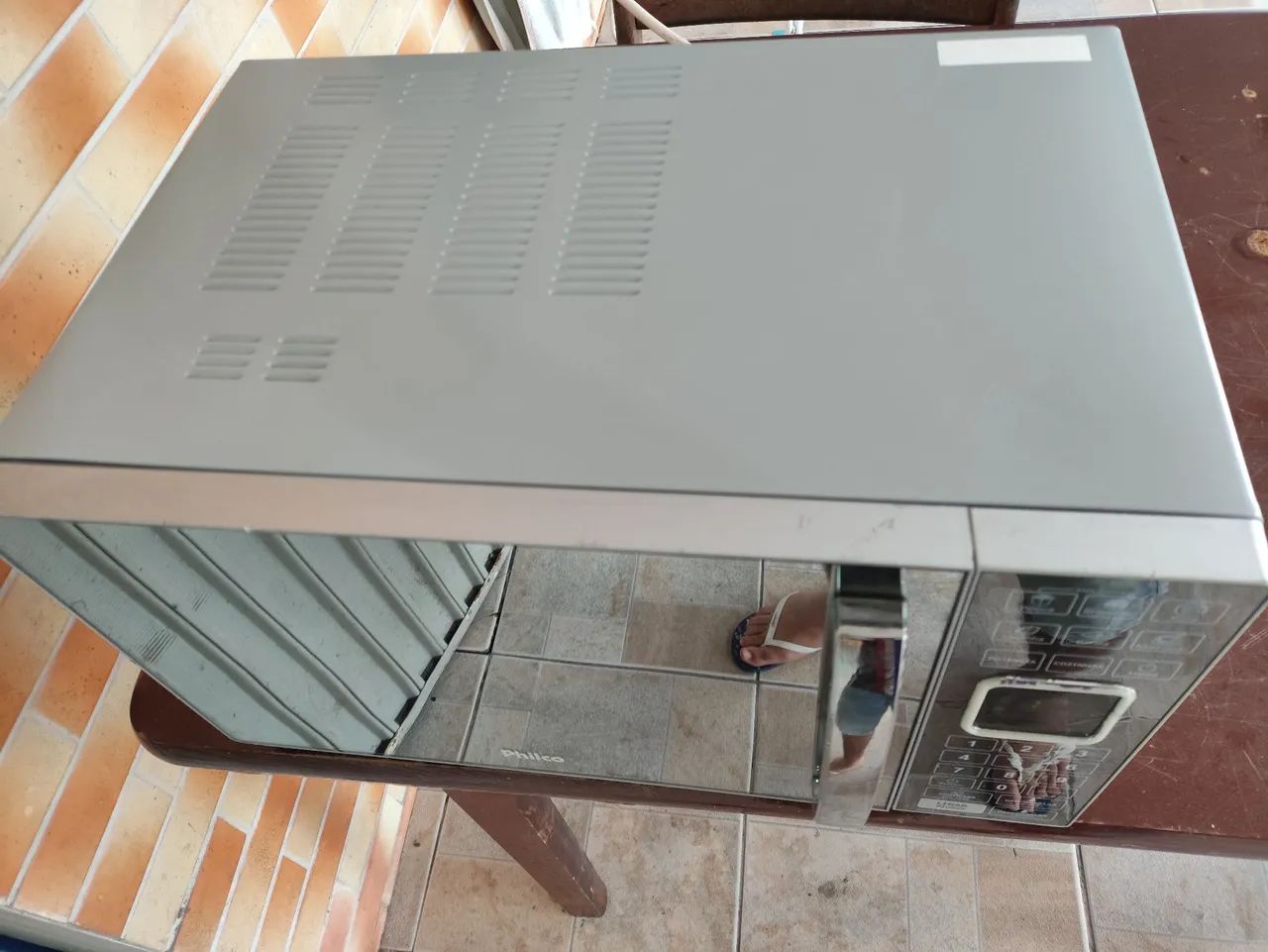 Microondas Philco espelhado, 25 lts, entrego e dou garantia  - Foto 6