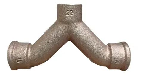 TE misturador cobre 22mm -Kit com 3 unidades - Eluma