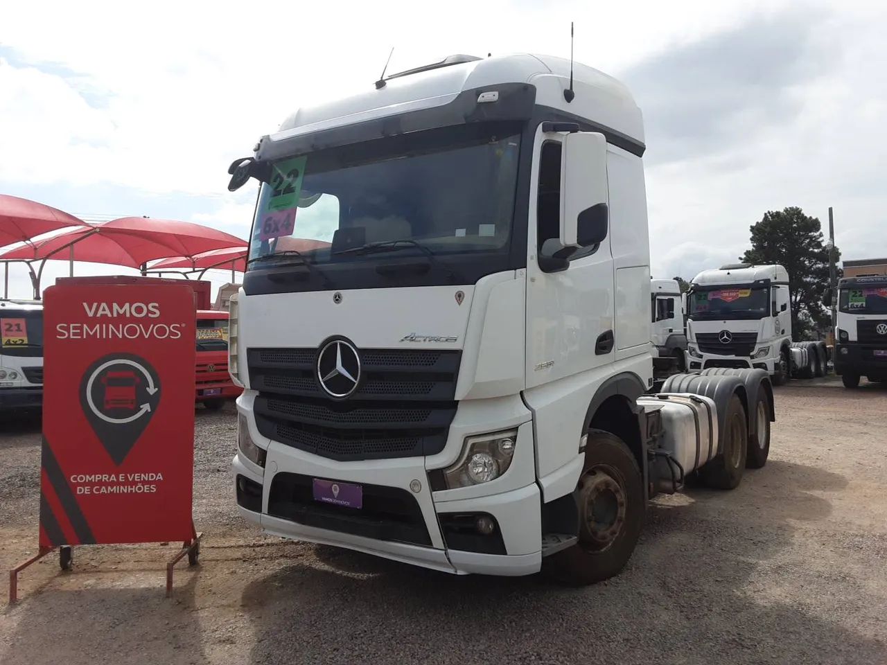 Mercedes-Benz Actros Actros 2651 MP5 LS 6x4 2p (diesel)(E5) 2022/2022 Vamos Seminovos Curi - Foto 3