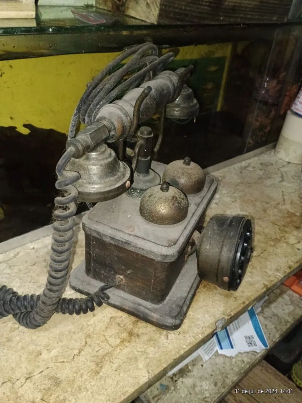 Vendo o telefone antigo para decoração ou coleção - Foto 2