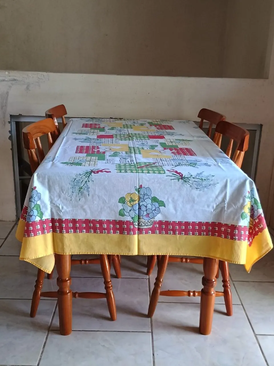 Toalhas de mesa 03 unidades 100% algodão